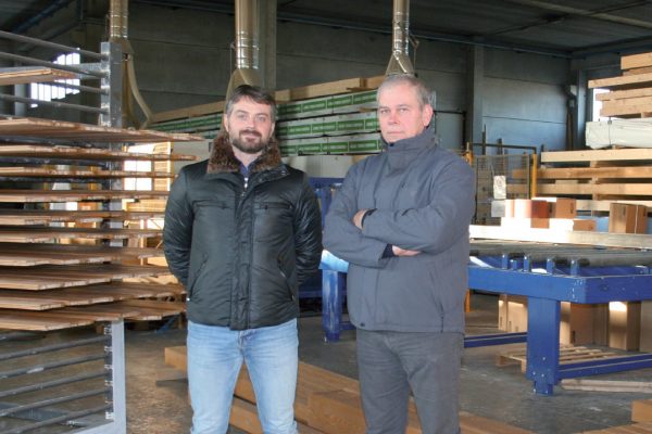 Da sinistra Andrea Amidani, direttore
generale dell’azienda, con Enrico Bacchini,
responsabile commerciale di HDG