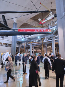 Vista generale del padiglione Aeronavale del Museo Scienza e Tecnologia Leonardo da Vinci di Milano in cui si celebrano i P&E Milano Coating Days.