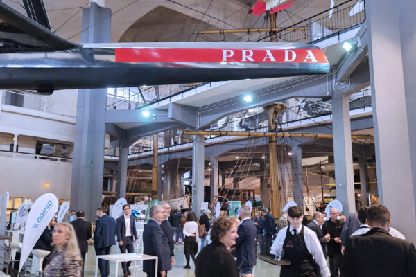 Vista generale del padiglione Aeronavale del Museo Scienza e Tecnologia Leonardo da Vinci di Milano in cui si celebrano i P&E Milano Coating Days.