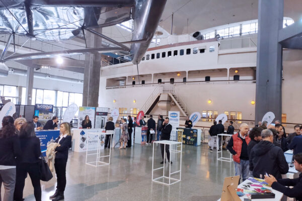 Vista generale del padiglione Aeronavale del Museo Scienza e Tecnologia Leonardo da Vinci di Milano in cui si celebrano i P&E Milano Coating Days.